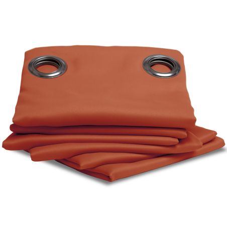 Cortina Térmica e Blackout Laranja MC374
