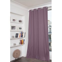 Rideau 100% Occultant Dream Violet Guimauve MC407